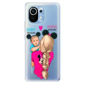 Odolné silikónové puzdro iSaprio - Mama Mouse Blonde and Boy - Xiaomi Mi 11