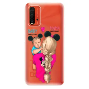 Odolné silikónové puzdro iSaprio - Mama Mouse Blonde and Boy - Xiaomi Redmi 9T
