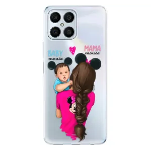 Odolné silikónové puzdro iSaprio - Mama Mouse Brunette and Boy - Honor X8