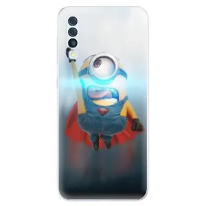 Odolné silikónové puzdro iSaprio - Mimons Superman 02 - Samsung Galaxy A50