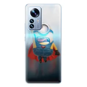 Odolné silikónové puzdro iSaprio - Mimons Superman 02 - Xiaomi 12 Pro