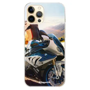 Odolné silikónové puzdro iSaprio - Motorcycle 10 - iPhone 12 Pro