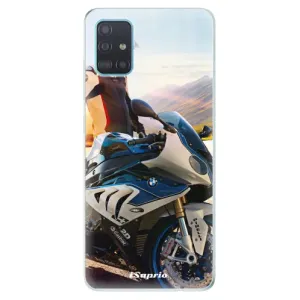 Odolné silikónové puzdro iSaprio - Motorcycle 10 - Samsung Galaxy A51
