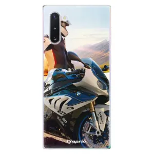 Odolné silikónové puzdro iSaprio - Motorcycle 10 - Samsung Galaxy Note 10