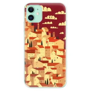 Odolné silikónové puzdro iSaprio - Mountain City - iPhone 11