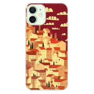 Odolné silikónové puzdro iSaprio - Mountain City - iPhone 12