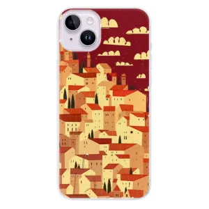Odolné silikónové puzdro iSaprio - Mountain City - iPhone 14 Plus