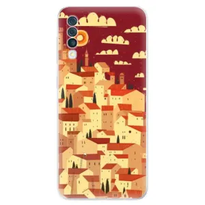 Odolné silikónové puzdro iSaprio - Mountain City - Samsung Galaxy A50