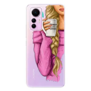 Odolné silikónové puzdro iSaprio - My Coffe and Blond Girl - Xiaomi 12 Lite