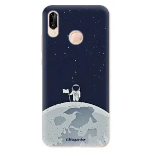 Odolné silikónové puzdro iSaprio - On The Moon 10 - Huawei P20 Lite