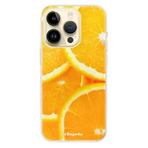 Odolné silikónové puzdro iSaprio - Orange 10 - iPhone 14 Pro