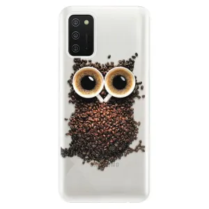 Odolné silikónové puzdro iSaprio - Owl And Coffee - Samsung Galaxy A02s