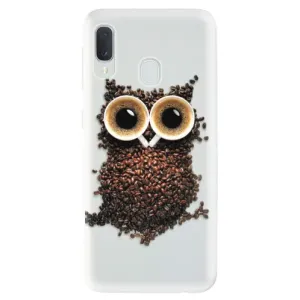 Odolné silikónové puzdro iSaprio - Owl And Coffee - Samsung Galaxy A20e