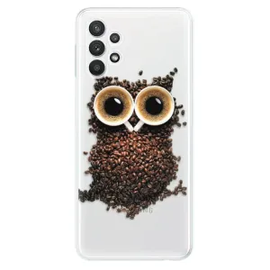 Odolné silikónové puzdro iSaprio - Owl And Coffee - Samsung Galaxy A32 5G