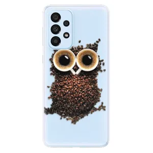 Odolné silikónové puzdro iSaprio - Owl And Coffee - Samsung Galaxy A33 5G