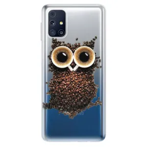 Odolné silikónové puzdro iSaprio - Owl And Coffee - Samsung Galaxy M31s