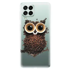 Odolné silikónové puzdro iSaprio - Owl And Coffee - Samsung Galaxy M53 5G