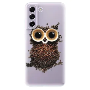 Odolné silikónové puzdro iSaprio - Owl And Coffee - Samsung Galaxy S21 FE 5G