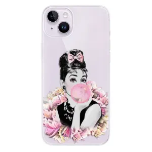Odolné silikónové puzdro iSaprio - Pink Bubble - iPhone 14 Plus