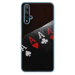 Odolné silikónové puzdro iSaprio - Poker - Huawei Nova 5T