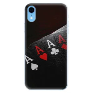 Odolné silikónové puzdro iSaprio - Poker - iPhone XR