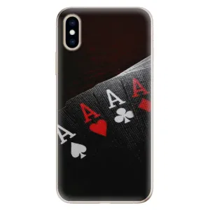 Odolné silikónové puzdro iSaprio - Poker - iPhone XS