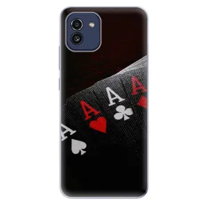 Odolné silikónové puzdro iSaprio - Poker - Samsung Galaxy A03