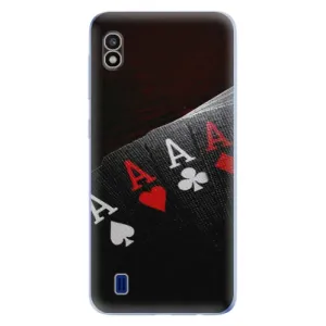 Odolné silikónové puzdro iSaprio - Poker - Samsung Galaxy A10
