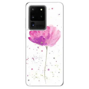 Odolné silikónové puzdro iSaprio - Poppies - Samsung Galaxy S20 Ultra