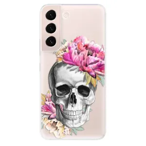 Odolné silikónové puzdro iSaprio - Pretty Skull - Samsung Galaxy S22 5G
