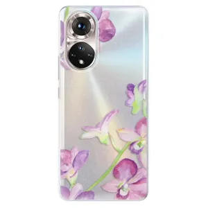 Odolné silikónové puzdro iSaprio - Purple Orchid - Honor 50