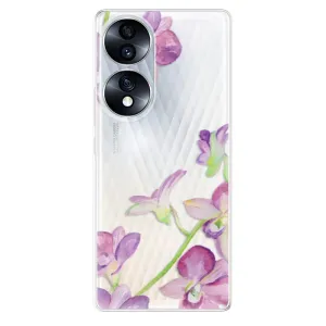 Odolné silikónové puzdro iSaprio - Purple Orchid - Honor 70