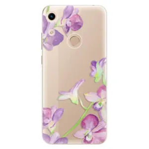 Odolné silikónové puzdro iSaprio - Purple Orchid - Huawei Honor 8A