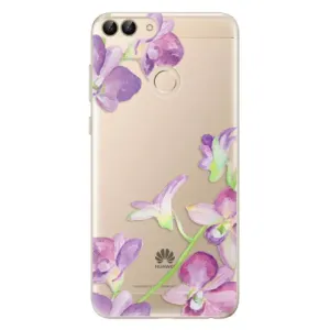 Odolné silikónové puzdro iSaprio - Purple Orchid - Huawei P Smart