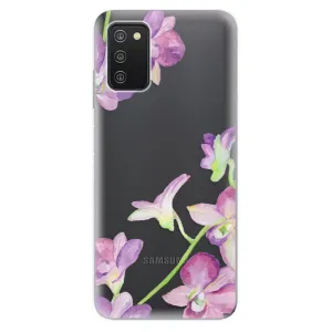 Odolné silikónové puzdro iSaprio - Purple Orchid - Samsung Galaxy A03s