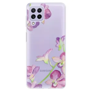 Odolné silikónové puzdro iSaprio - Purple Orchid - Samsung Galaxy A22