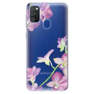 Odolné silikónové puzdro iSaprio - Purple Orchid - Samsung Galaxy M21