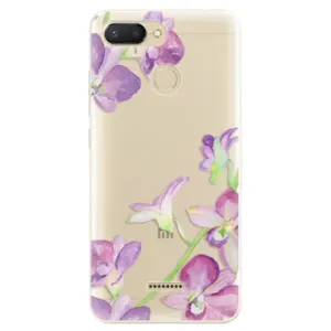 Odolné silikónové puzdro iSaprio - Purple Orchid - Xiaomi Redmi 6