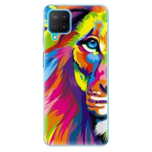 Odolné silikónové puzdro iSaprio - Rainbow Lion - Samsung Galaxy M12