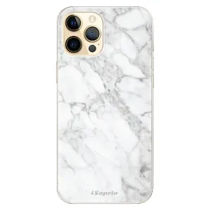 Odolné silikónové puzdro iSaprio - SilverMarble 14 - iPhone 12 Pro