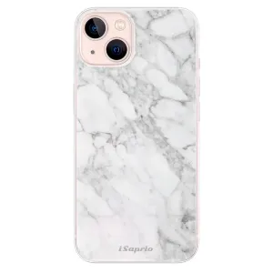 Odolné silikónové puzdro iSaprio - SilverMarble 14 - iPhone 13