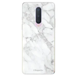 Odolné silikónové puzdro iSaprio - SilverMarble 14 - OnePlus 8