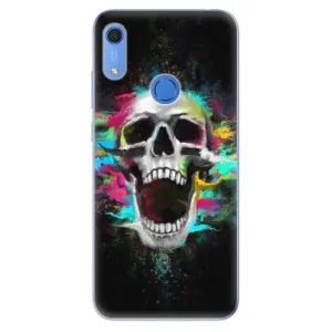 Odolné silikónové puzdro iSaprio - Skull in Colors - Huawei Y6s
