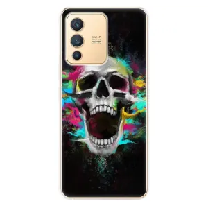 Odolné silikónové puzdro iSaprio - Skull in Colors - Vivo V23 5G