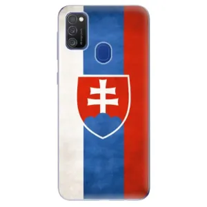 Odolné silikónové puzdro iSaprio - Slovakia Flag - Samsung Galaxy M21
