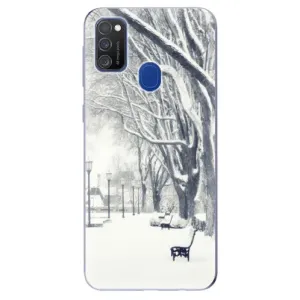 Odolné silikónové puzdro iSaprio - Snow Park - Samsung Galaxy M21