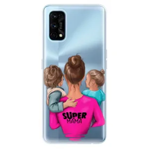 Odolné silikónové puzdro iSaprio - Super Mama - Boy and Girl - Realme 7 Pro