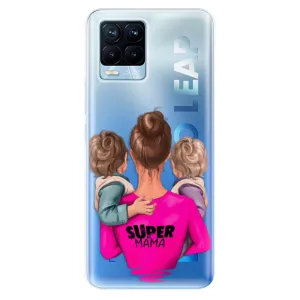 Odolné silikónové puzdro iSaprio - Super Mama - Two Boys - Realme 8 / 8 Pro