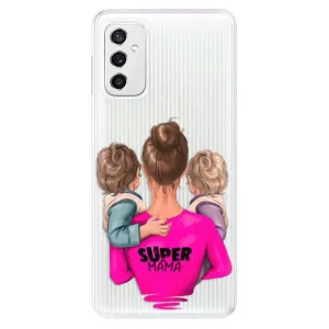 Odolné silikónové puzdro iSaprio - Super Mama - Two Boys - Samsung Galaxy M52 5G