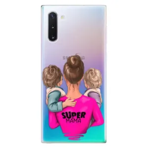 Odolné silikónové puzdro iSaprio - Super Mama - Two Boys - Samsung Galaxy Note 10